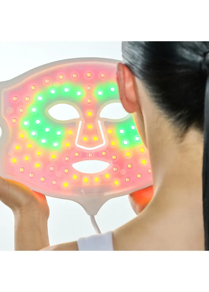 4'ü 1 Arada Bölgesel Haritalama LED Yüz Maskesi Cilt Bakım Cihazı