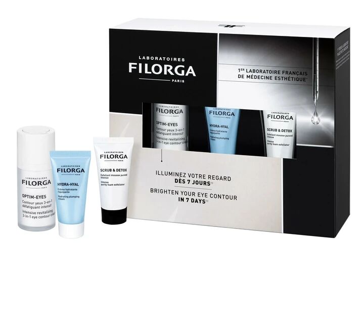 Basic Coff Brightening 2023 (Optim-Eyes-Airless 15 ml, Hydra-Hyal Cream-Tube 15 ml, Scrub & Detox-Tube 15 ml)