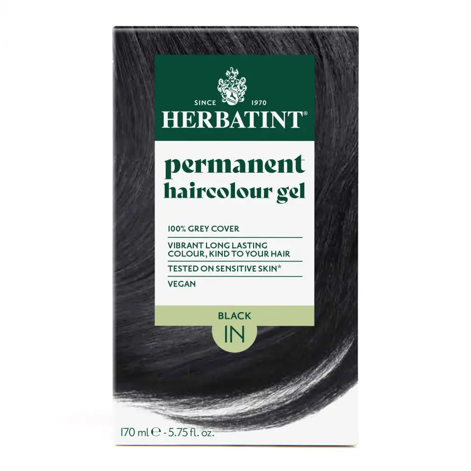 1N Black - Siyah Bitkisel Saç Boyası