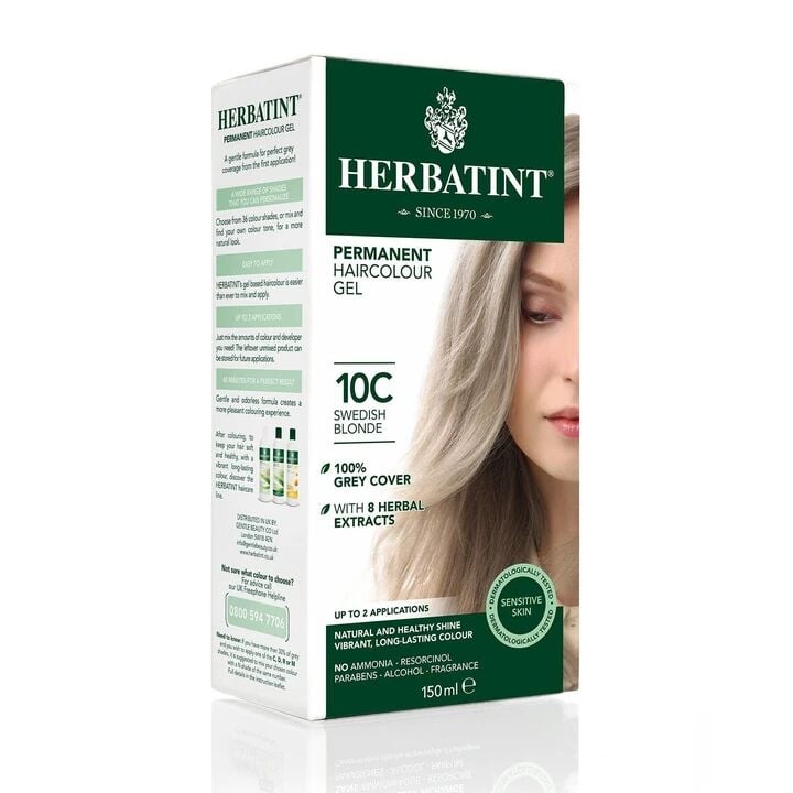 10C Swedish Blonde - İsveç Sarı Bitkisel Saç Boyası