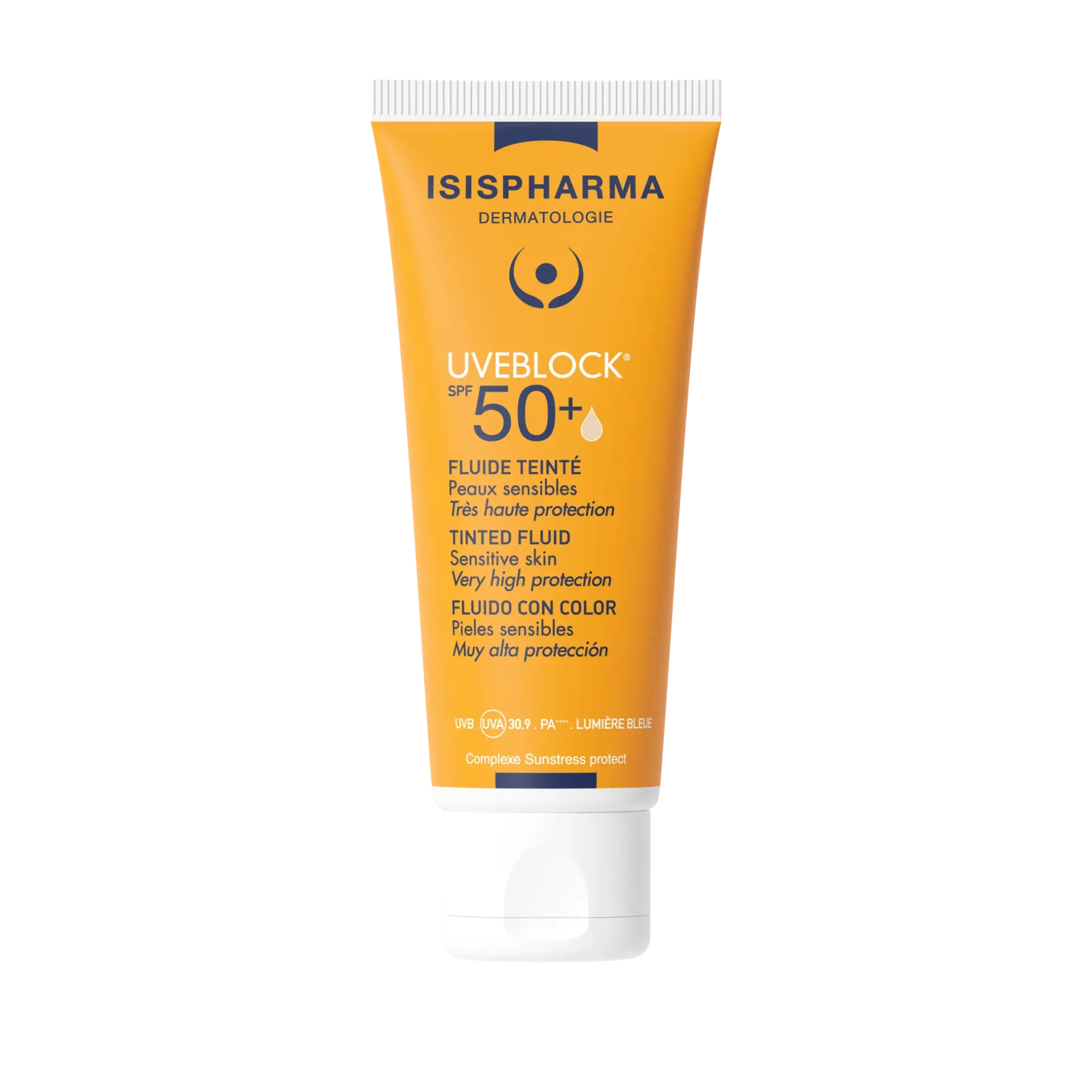 UVEBLOCK SPF50+ fluid light tinted 40ml