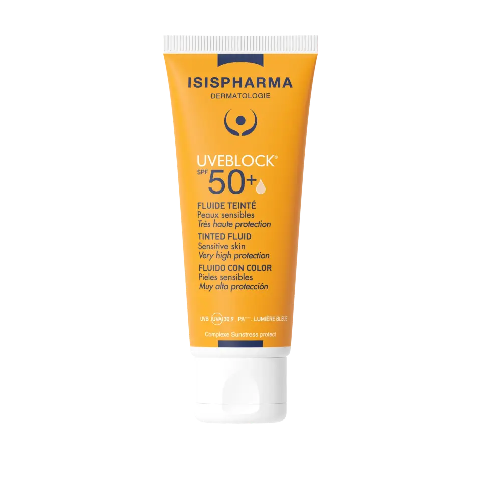 UVEBLOCK SPF50+ fluid light tinted 40ml