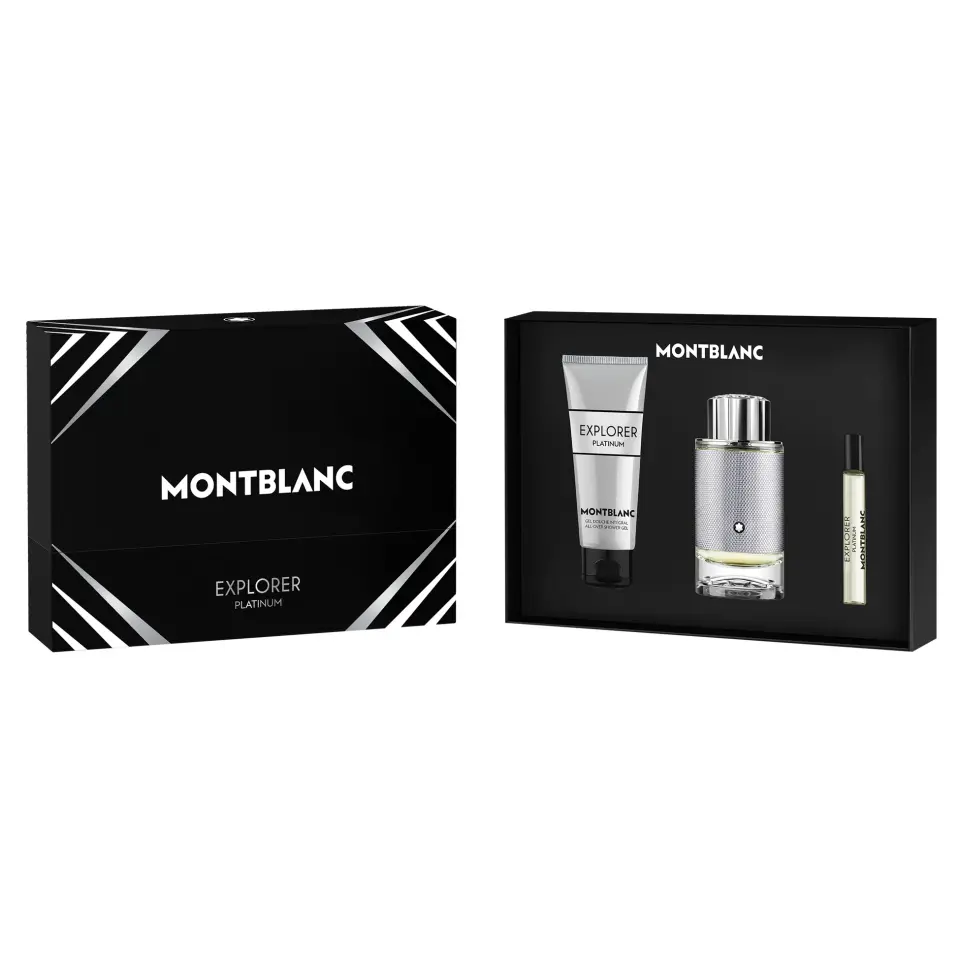 Montblanc Explorer Platinum EDP 100 ml XMAS25 Erkek Parfüm Seti