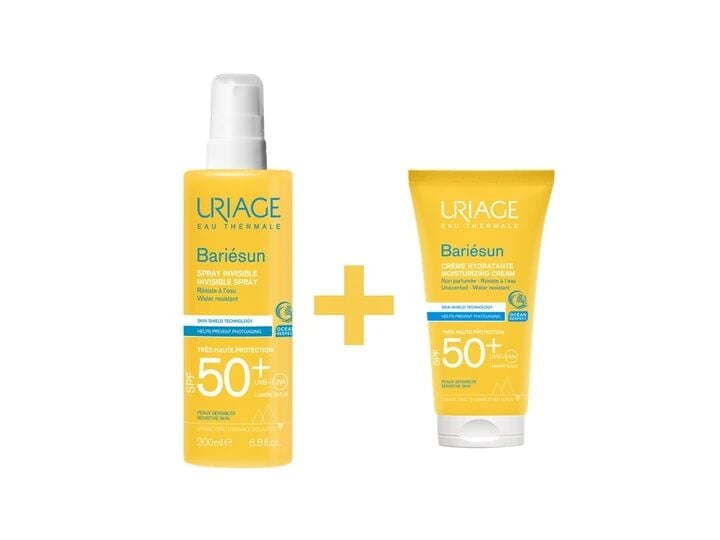 Bariesun SPF50+ Güneş Koruyucu Sprey 200 ml & Güneş Kremi 50 ml 2'li Set