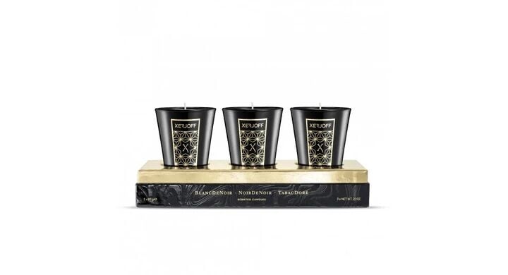 Tabac Dore + Blanc De Noir + Noir De Noir 60 gr Kokulu Mum Seti